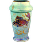 Lustreware Vase_Fish